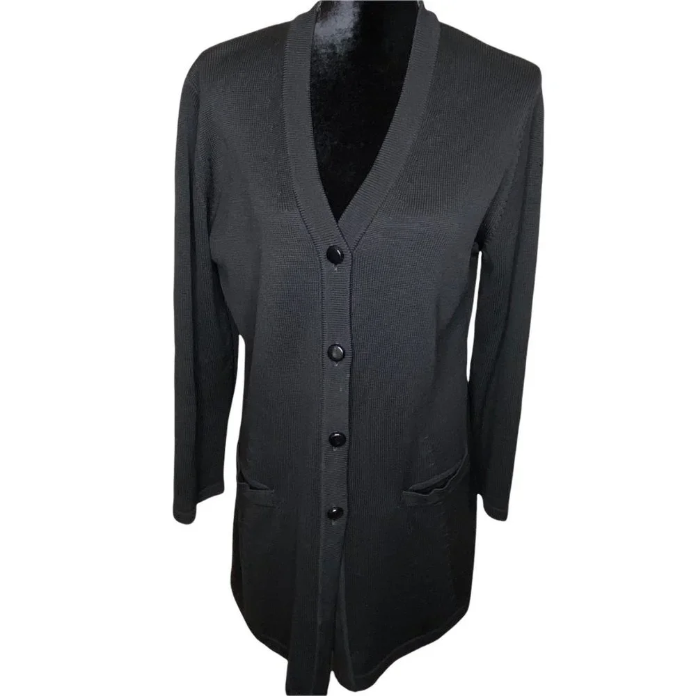 Escada Black Cardigan - Picture 4 of 16